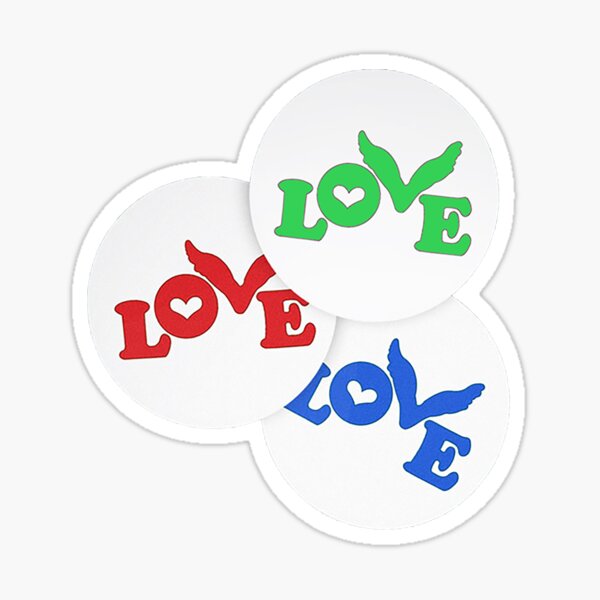 Glaube an Liebe! Sticker
