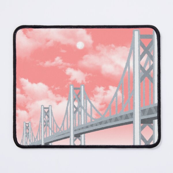 Item preview, Bridge in the pink sky designed and sold by ArsyCreation.