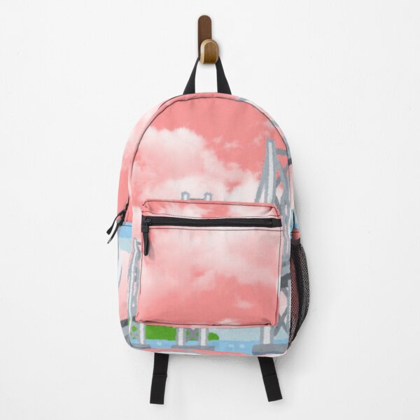 Item preview, Bridge in the pink sky designed and sold by ArsyCreation.