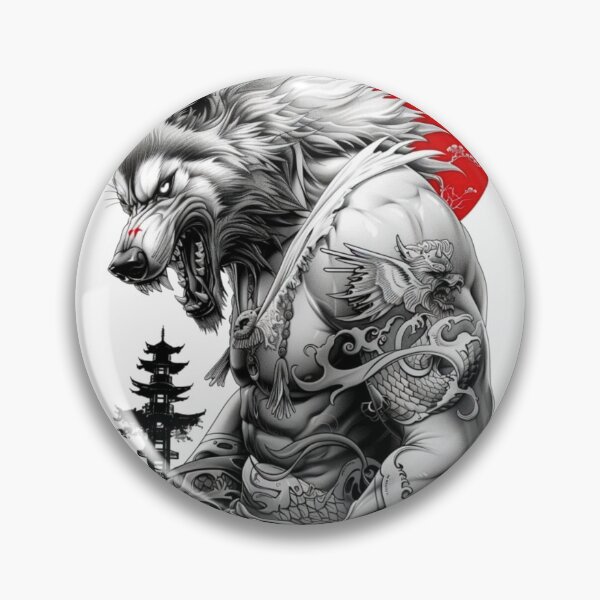 Item preview, Copy of The Great Wolf of Japanese   designed and sold by Alshoalla.