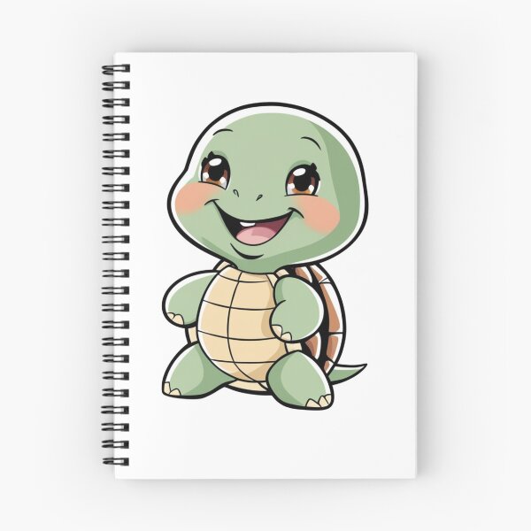 Item preview, "Adorable Smiling Chibi Turtle - Cute and Playful Cartoon Design" designed and sold by IINSPIRA.