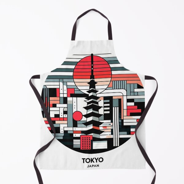 Item preview, Tokyo, Japan Cubism Art – Contemporary Travel Design designed and sold by OzzFrequency.