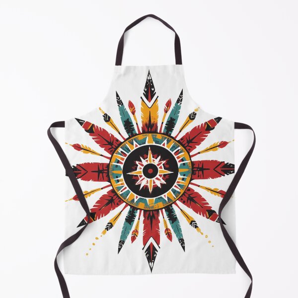 Item preview, Geometric Tribal Sun Inspired by Native American Art designed and sold by daila70.