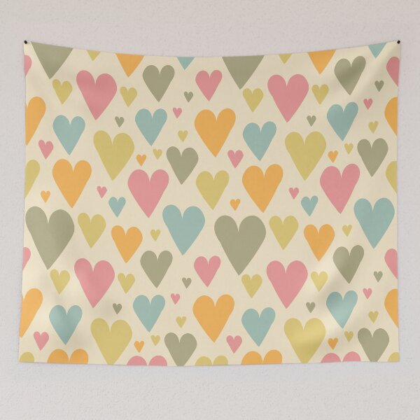 Item preview, Colourful hearts designed and sold by enchantededits.