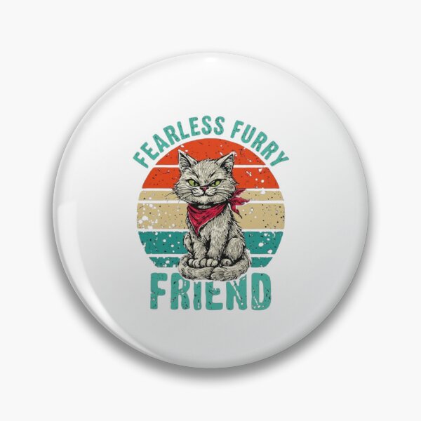 Item preview, Fearless Furry Friend - Courageous Animal Art designed and sold by Colorful-Garden.