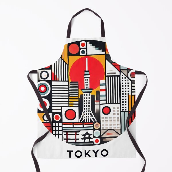 Item preview, Tokyo, Japan Cubism Art – Contemporary Travel Design designed and sold by OzzFrequency.