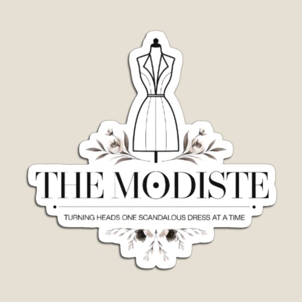 Aperçu de l'œuvre Design minimaliste élégant « The Modiste » inspiré de Bridgerton créée et vendue par GemBob27.