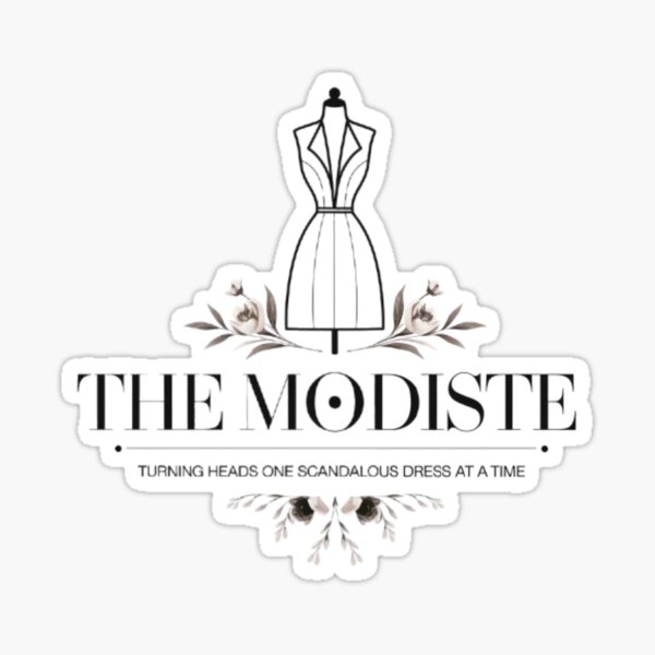 Aperçu de l'œuvre Design minimaliste élégant « The Modiste » inspiré de Bridgerton créée et vendue par GemBob27.
