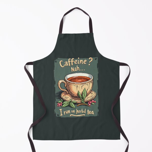 Item preview, Caffeine? Nah, I run on herbal tea designed and sold by BestRebel.