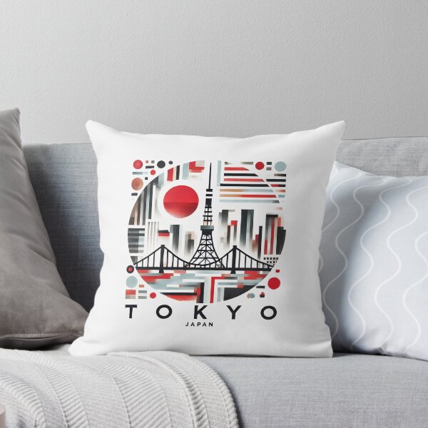 Item preview, Tokyo, Japan Cubism Art – Contemporary Travel Design designed and sold by OzzFrequency.