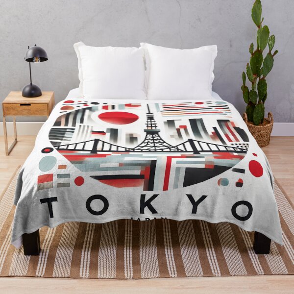 Item preview, Tokyo, Japan Cubism Art – Contemporary Travel Design designed and sold by OzzFrequency.