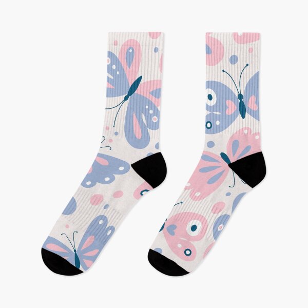 Item preview, Cute pink and blue pastel butterflies designed and sold by enchantededits.