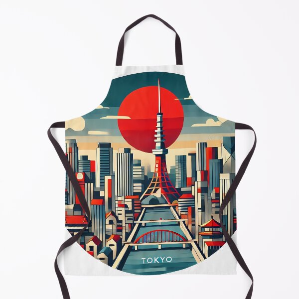 Item preview, Tokyo, Japan Cubism Art – Contemporary Travel Design designed and sold by OzzFrequency.