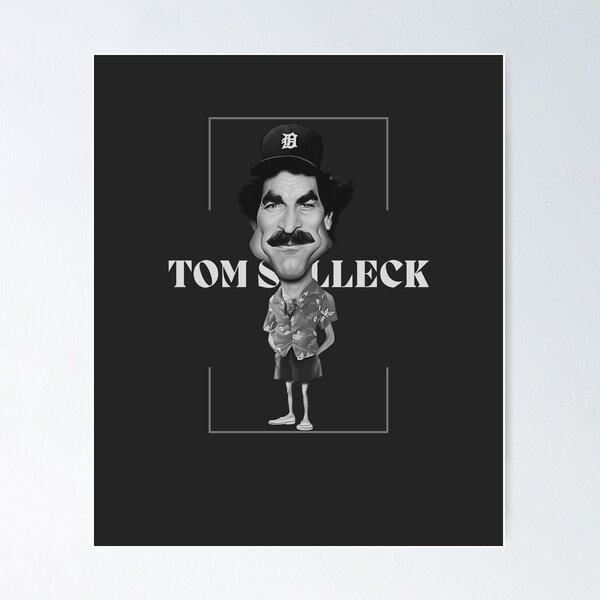 Item preview, Tom Selleck Magnum P.I. Retro T-Shirt Design designed and sold by LunaLoop.
