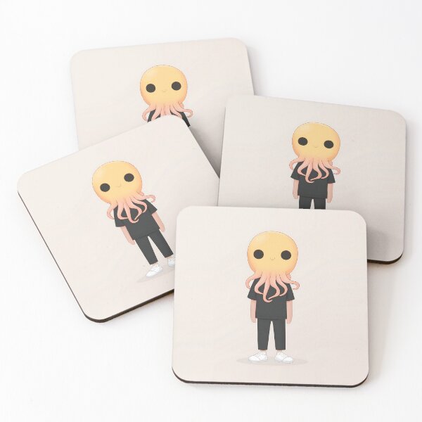 Item preview, Man With Octopus Head Cartoon Art designed and sold by GoldenTealArts.