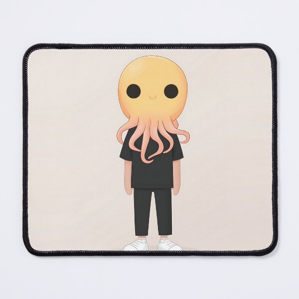Item preview, Man With Octopus Head Cartoon Art designed and sold by GoldenTealArts.