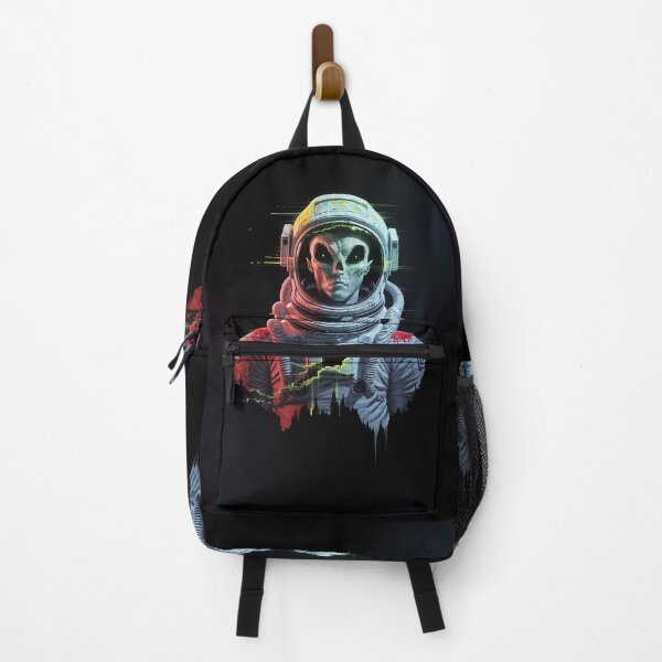 Item preview, Alien Astronaut Glitch Art Design designed and sold by ZetaDream.