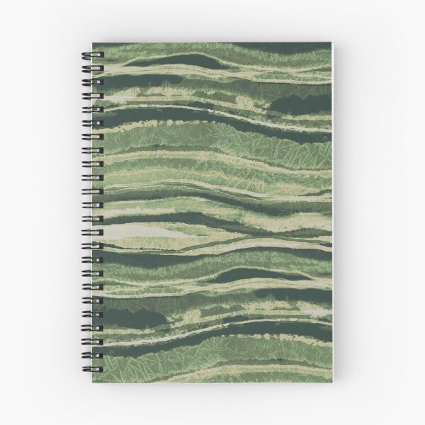 Item preview, Yellow Green Abstract Agate Stripes designed and sold by jocelynsart.