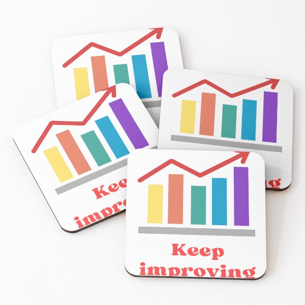 Item preview, Keep Improving | Motivational Quote designed and sold by InwzaDesign.