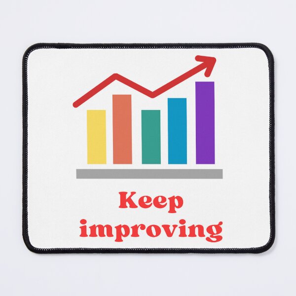Item preview, Keep Improving | Motivational Quote designed and sold by InwzaDesign.