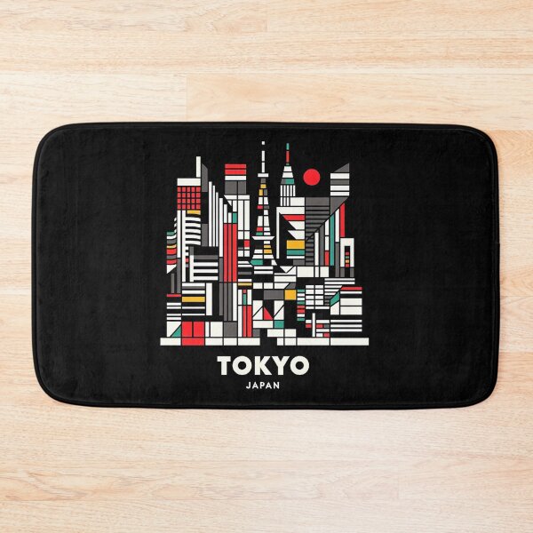 Item preview, Tokyo, Japan Cubism Art – Contemporary Travel Design designed and sold by OzzFrequency.