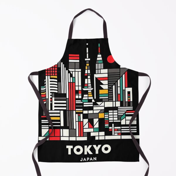 Item preview, Tokyo, Japan Cubism Art – Contemporary Travel Design designed and sold by OzzFrequency.