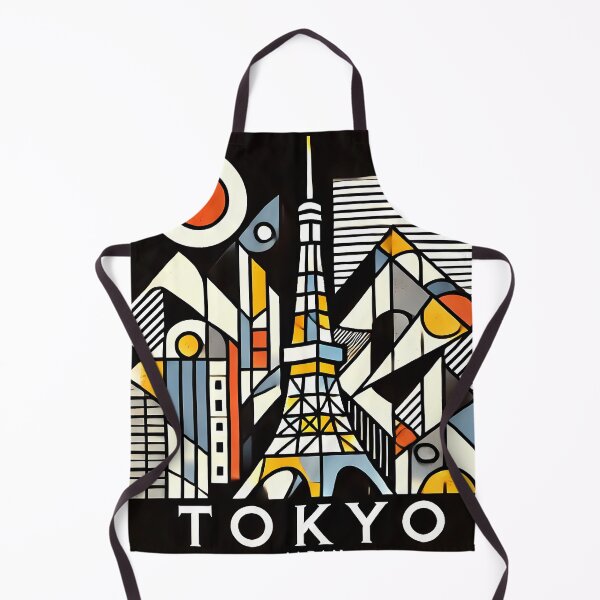 Item preview, Tokyo, Japan Cubism Art – Contemporary Travel Design designed and sold by OzzFrequency.