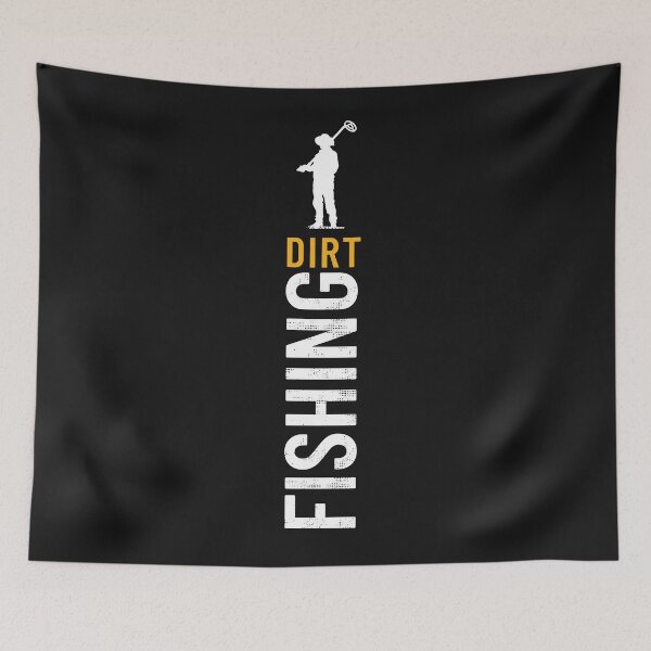 Item preview, Dirt Fishing Metal Detecting Hobby designed and sold by Anniko Art Studio.