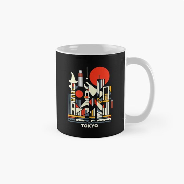 Item preview, Tokyo, Japan Cubism Art – Contemporary Travel Design designed and sold by OzzFrequency.