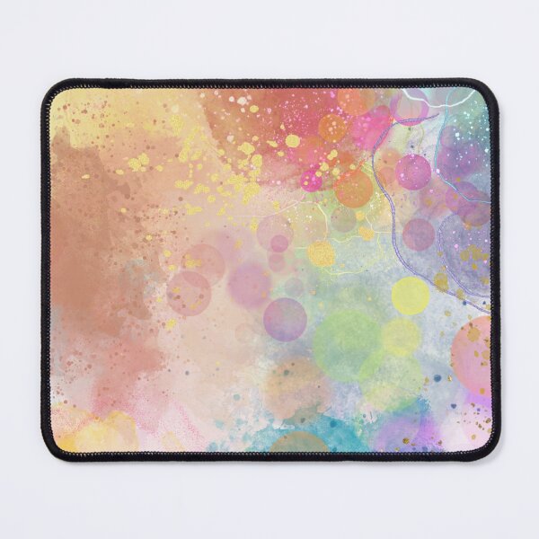 Item preview, Splash Circles Pastel Palette Pink, Blue, Green, yellow, orange designed and sold by RokaCircles.