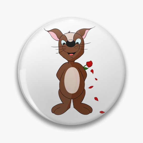 Item preview, funny mouse with a flower designed and sold by Esinald.