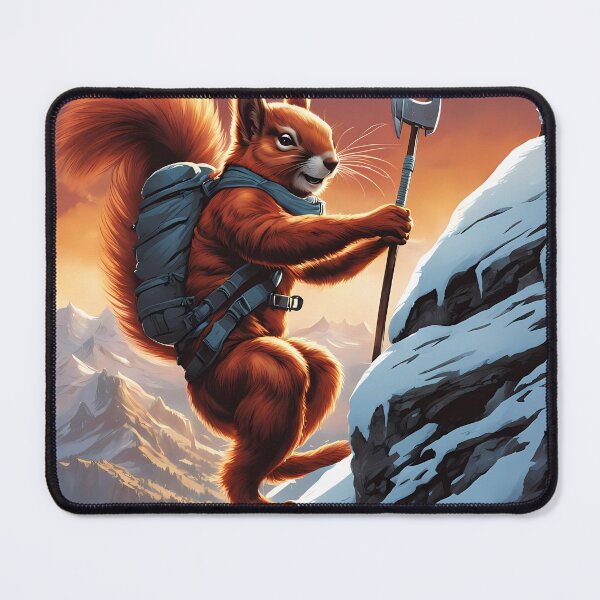Item preview, Red Squirrel climbing a mountain designed and sold by Colin Bentham.