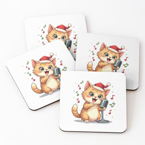 Item preview, Cats Sing Christmas Joy designed and sold by Julie-101Art.