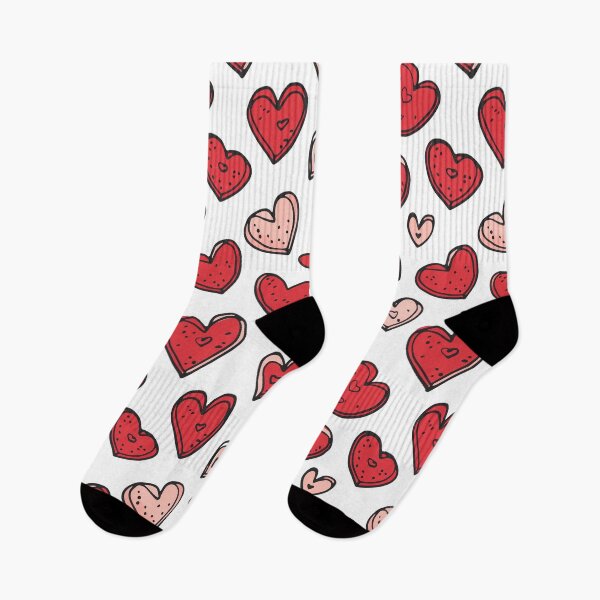 Item preview, Large Red and Pink Crayon Hearts designed and sold by CleanDecor.