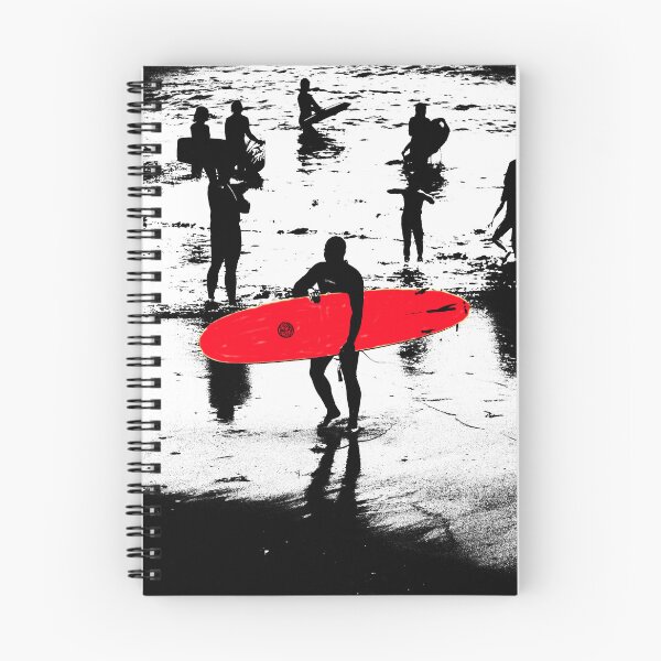 Item preview, red surf board designed and sold by ChalfontArt.