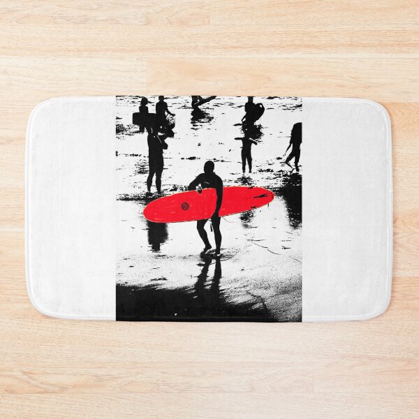 Item preview, red surf board designed and sold by ChalfontArt.