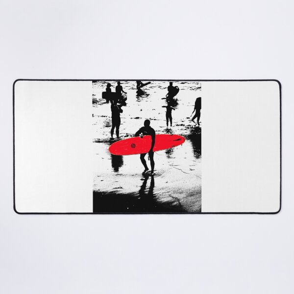 Item preview, red surf board designed and sold by ChalfontArt.