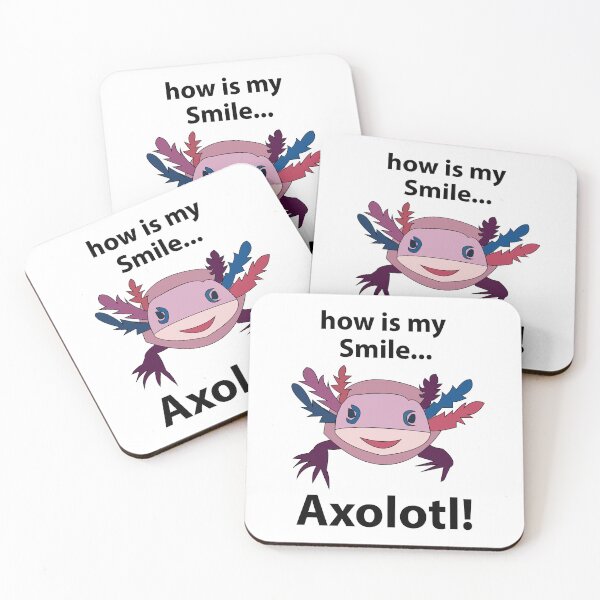 Item preview, Axolotl How Is My Smile Funny Axolotl  designed and sold by Nisha Prabhu.