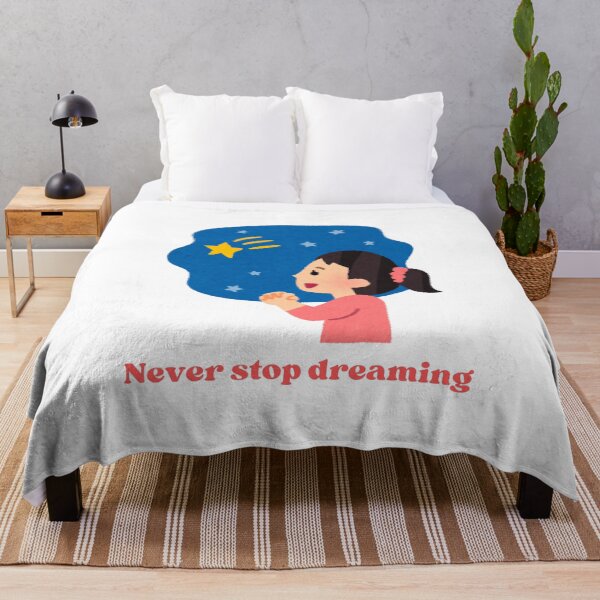 Item preview, Never Stop Dreaming | Inspirational Quote | Motivational Design designed and sold by InwzaDesign.