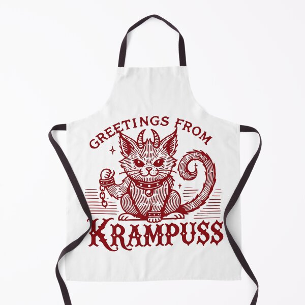 Item preview, Greetings From The Krampuss Kitten Funny Krampus designed and sold by LuminOrb.