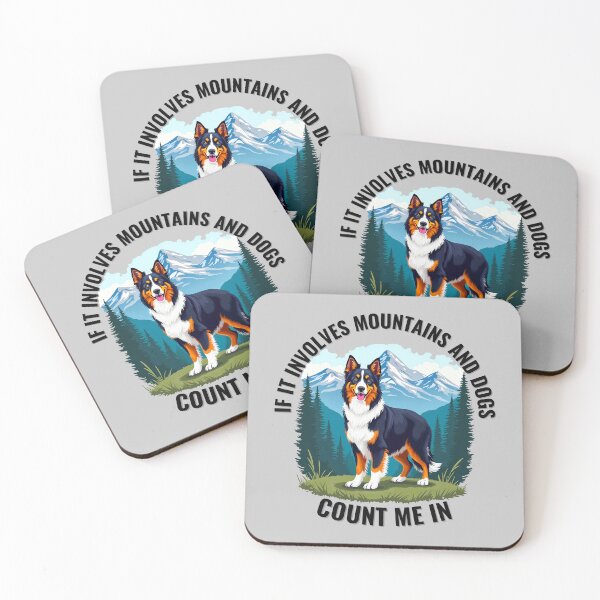 Item preview, If it involves mountains and dogs, count me in designed and sold by Fikuall.