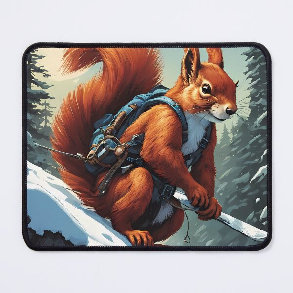 Item preview, Red Squirrel climbing a mountain designed and sold by Colin Bentham.