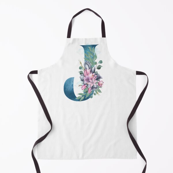 Item preview,  Letter J Initial Or Monogram With Watercolor Flowers Photographic Print designed and sold by KreativniUm.