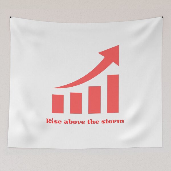Item preview, Rise Above the Storm | Inspirational Quote designed and sold by InwzaDesign.