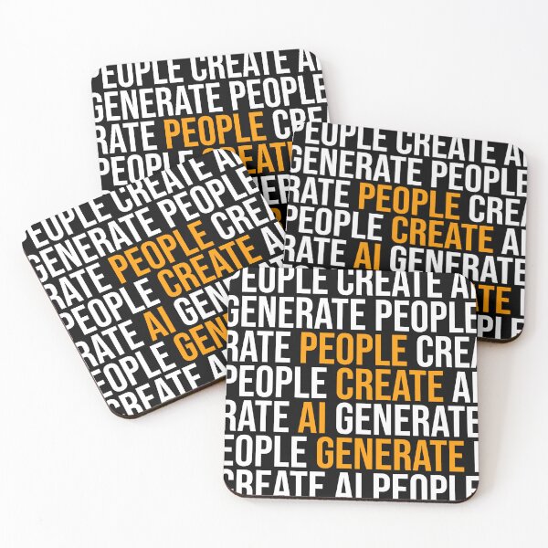 Item preview, PEOPLE CREATE AI GENERATE v2 designed and sold by PiranhaEatFashion.