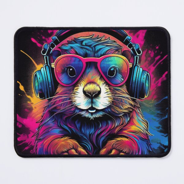 Item preview, graffiti gopher in headphones and shades designed and sold by Boxing Kangaroo Retail Company.