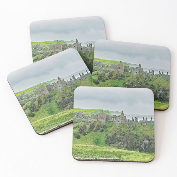Item preview, Ruin Dunluce Castle - Northern Ireland, oil painting (digital) designed and sold by MarionsArt.