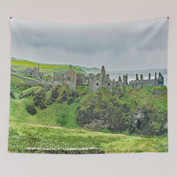 Item preview, Ruin Dunluce Castle - Northern Ireland, oil painting (digital) designed and sold by MarionsArt.