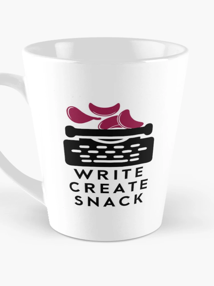 Thumbnail 3 of 4, Coffee Mug, Write Create Snack designed and sold by PotatoChipMath.