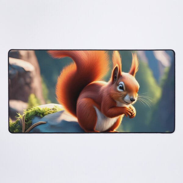 Item preview, Red Squirrel climbing a mountain designed and sold by Colin Bentham.